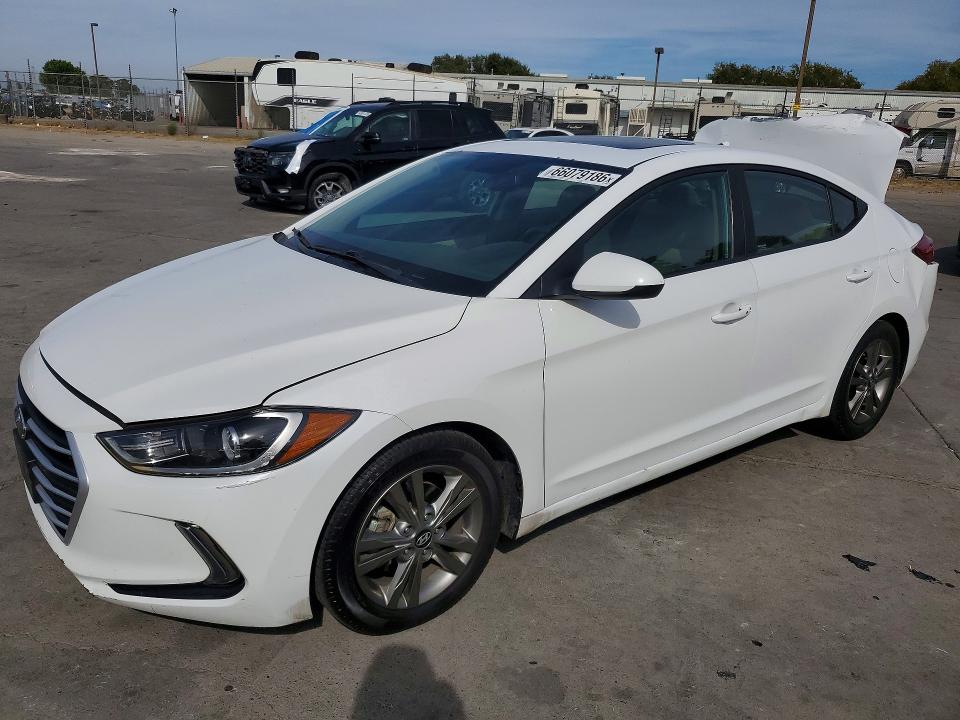 2018 Hyundai Elantra მანქანა იყიდება აუქციონზე, vin: 5NPD84LF2JH267226, აუქციონის ნომერი: 66079186