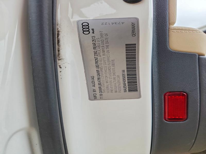 Aukcja sprzedaży 2019 Audi A4, vin: WAUENAF40KN005144, numer aukcji: 61915486