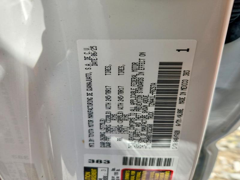 66783296 :رقم المزاد ، 3TYKD5HN8ST032368 vin ، 2025 Toyota Tacoma مزاد بيع