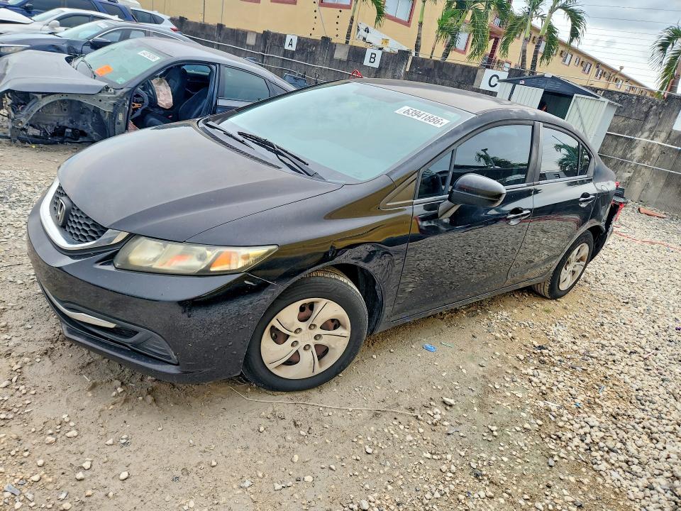 Auction sale of the 2014 Honda Civic, vin: 19XFB2F58EE040800, lot number: 63941886