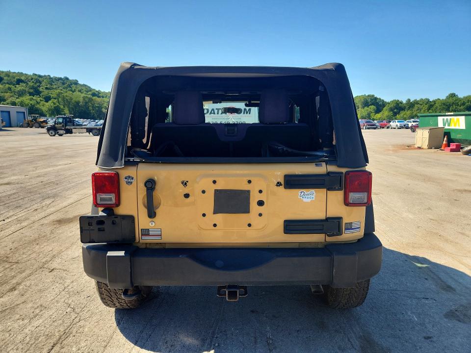 2013 Jeep Wrangler მანქანა იყიდება აუქციონზე, vin: 1C4AJWAG4DL614537, აუქციონის ნომერი: 65448146