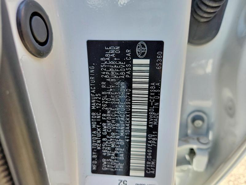 Продаж на аукціоні авто 2026 Toyota Camry, vin: 4T1DAACKXTU690740, номер лоту: 62573176