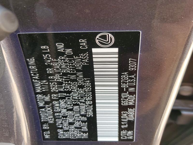 Продаж на аукціоні авто 2025 Lexus Es 350, vin: 58ADZ1B16SU193841, номер лоту: 63857786