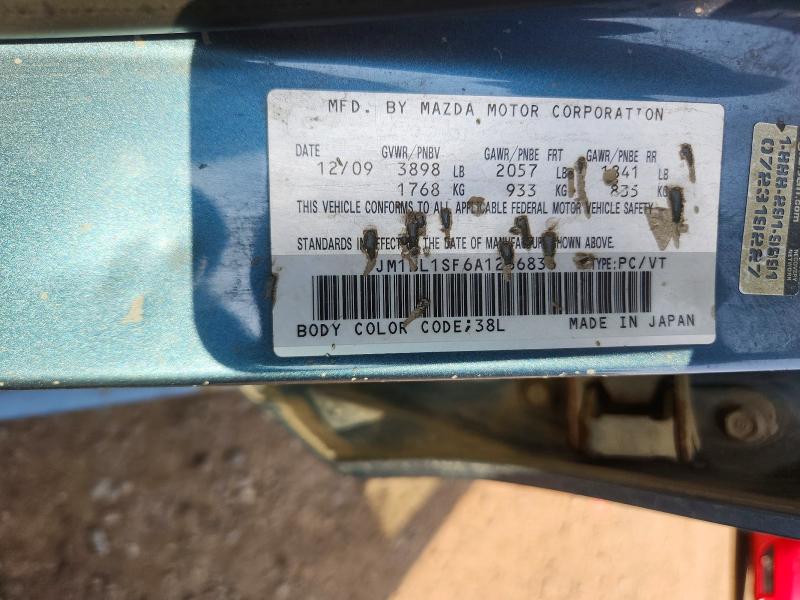 Aukcja sprzedaży 2010 Mazda 3, vin: JM1BL1SF6A1266836, numer aukcji: 63775286