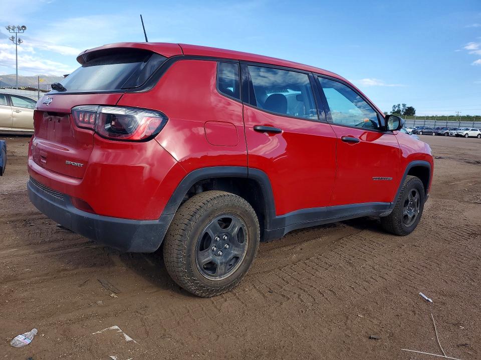 2021 Jeep Compass მანქანა იყიდება აუქციონზე, vin: 3C4NJDAB3MT561182, აუქციონის ნომერი: 65689036