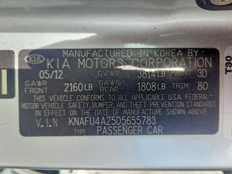 Продаж на аукціоні авто 2013 Kia Forte, vin: KNAFU4A25D5655783, номер лоту: 63389306