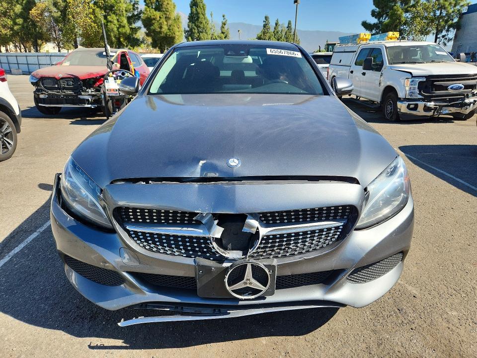 2017 Mercedes-benz C მანქანა იყიდება აუქციონზე, vin: 55SWF4KB0HU208731, აუქციონის ნომერი: 65567866
