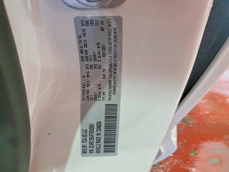 Продаж на аукціоні авто 2026 Chrysler Pacifica, vin: 2C4RC1BG4TR243691, номер лоту: 64358566