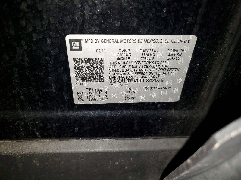 Продаж на аукціоні авто 2020 Gmc Terrain, vin: 3GKALTEV0LL342576, номер лоту: 63770266