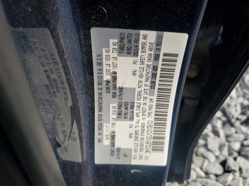 2018 Toyota Yaris Ia მანქანა იყიდება აუქციონზე, vin: 3MYDLBYV2JY310910, აუქციონის ნომერი: 66915426