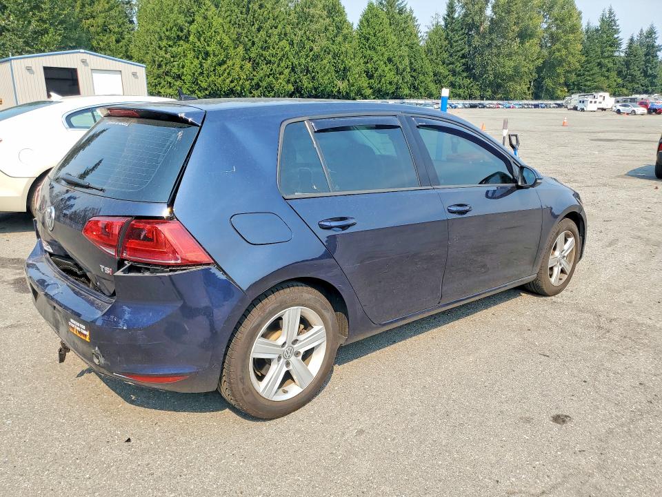 2017 Volkswagen Golf მანქანა იყიდება აუქციონზე, vin: 3VW217AU2HM031692, აუქციონის ნომერი: 66122516
