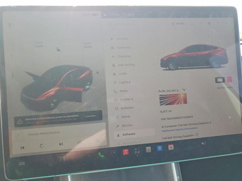 Aukcja sprzedaży 2026 Tesla Model Y, vin: 7SAYGDEE2TF325803, numer aukcji: 65671036