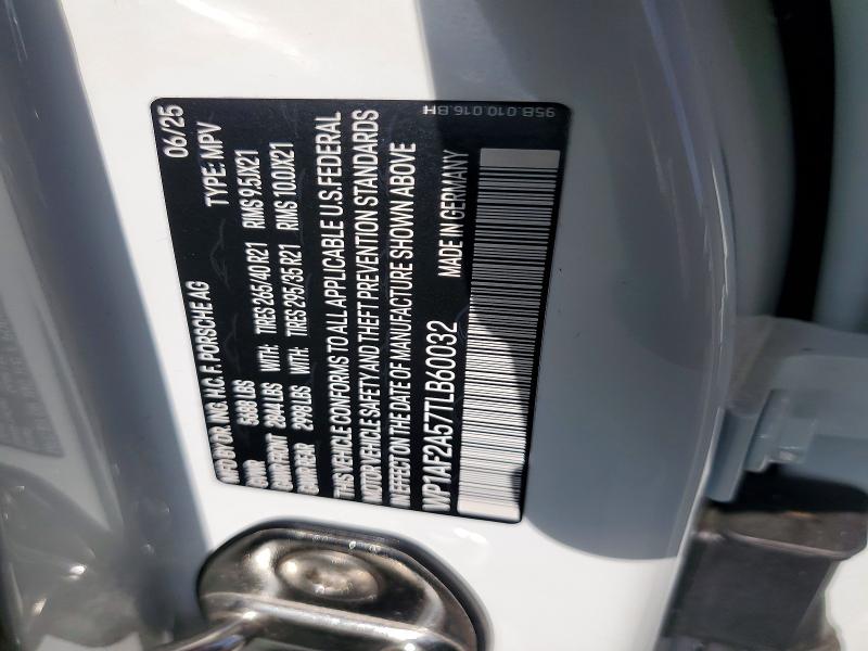Aukcja sprzedaży 2026 Porsche Macan, vin: WP1AF2A57TLB60032, numer aukcji: 66229536