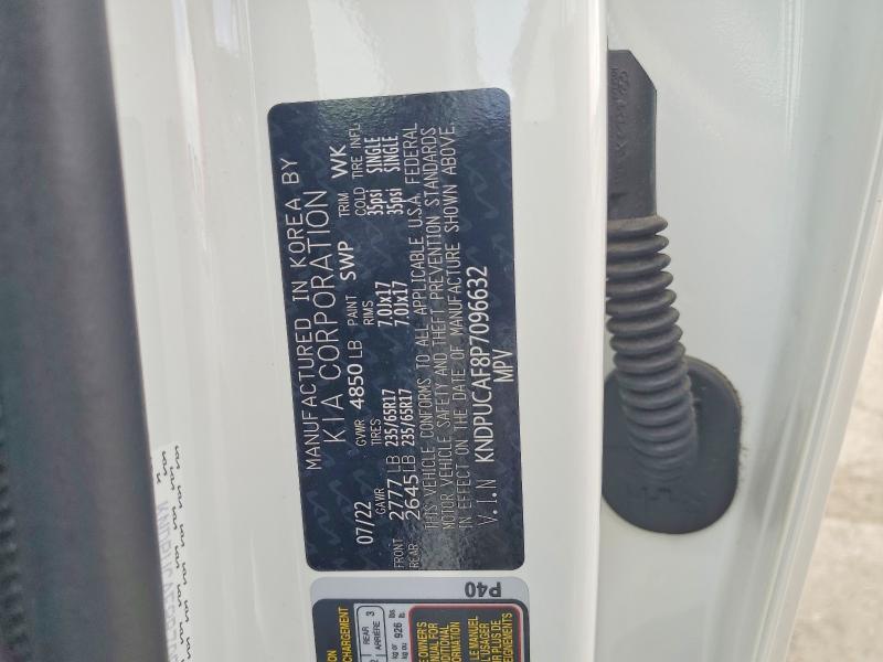 66257556 :رقم المزاد ، KNDPUCAF8P7096632 vin ، 2023 Kia Sportage مزاد بيع