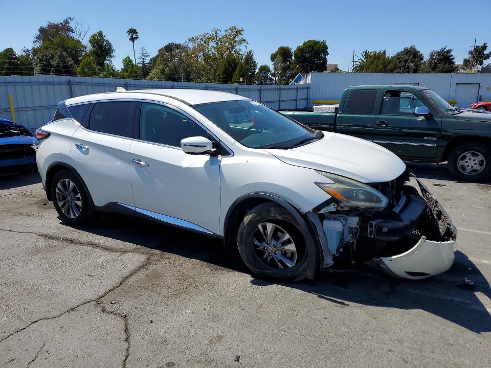 2018 Nissan Murano მანქანა იყიდება აუქციონზე, vin: 5N1AZ2MG0JN199337, აუქციონის ნომერი: 65595556
