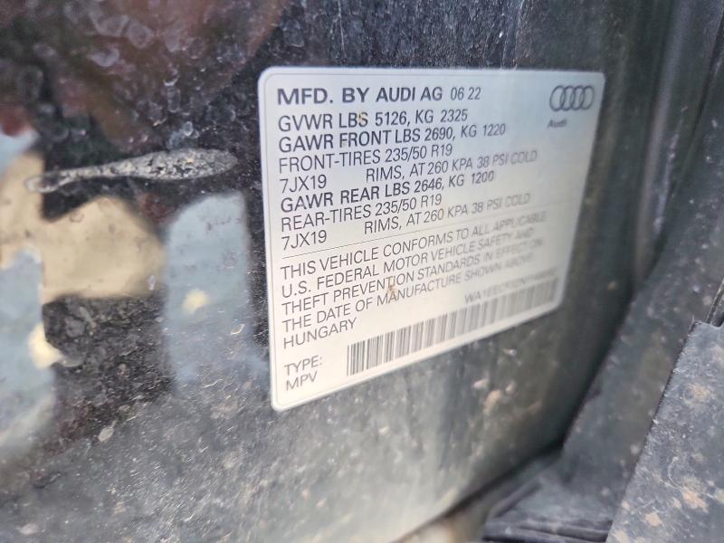 Продажа на аукционе авто 2022 Audi Q3, vin: WA1EECF32N1146082, номер лота: 65353576