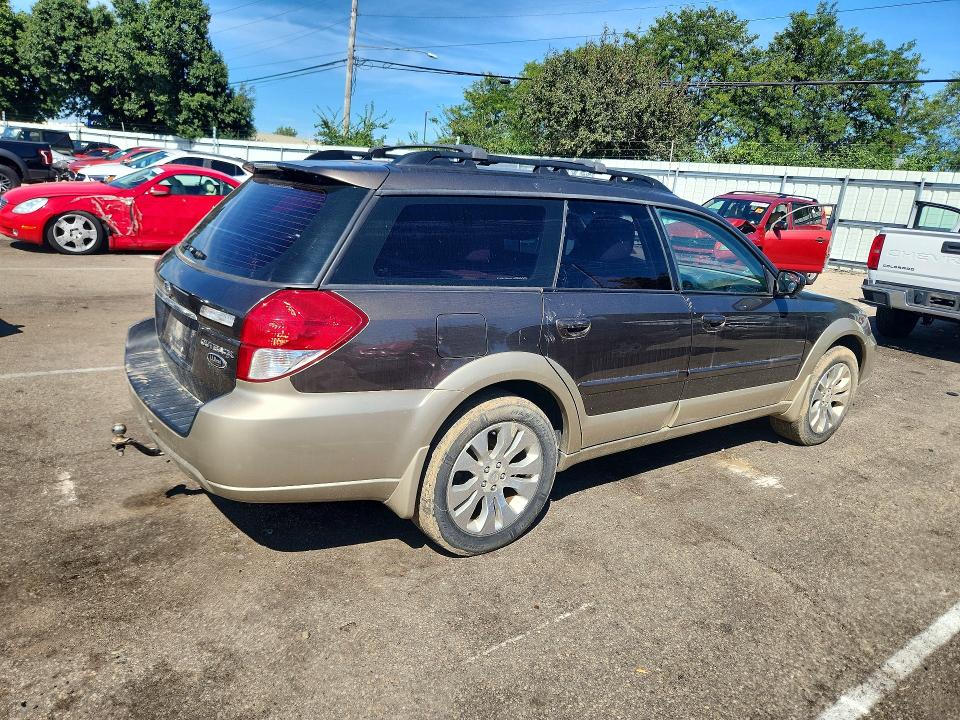 2008 Subaru Outback მანქანა იყიდება აუქციონზე, vin: 4S4BP62C987342396, აუქციონის ნომერი: 65838816