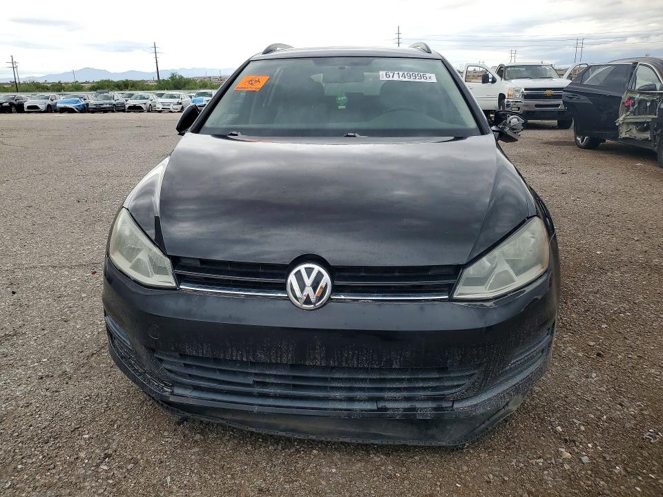 2015 Volkswagen Golf Sportwagen მანქანა იყიდება აუქციონზე, vin: 3VWC17AUXFM501162, აუქციონის ნომერი: 67149996