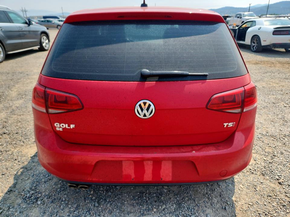 2016 Volkswagen Golf მანქანა იყიდება აუქციონზე, vin: 3VW217AU8GM056515, აუქციონის ნომერი: 63355866