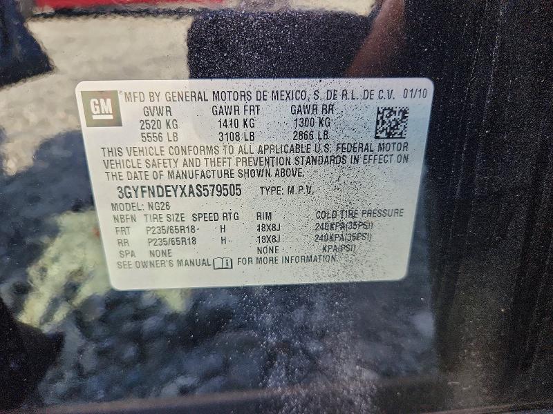 Продаж на аукціоні авто 2010 Cadillac Srx, vin: 3GYFNDEYXAS579505, номер лоту: 64748606