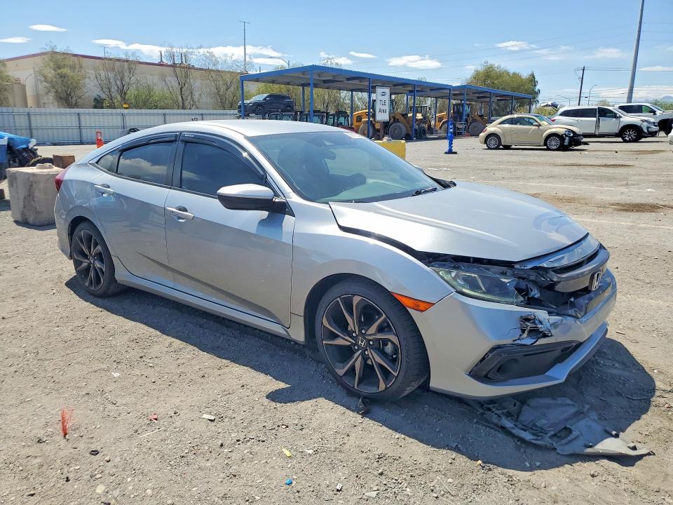 66155036 :رقم المزاد ، 19XFC2F88KE040444 vin ، 2019 Honda Civic مزاد بيع