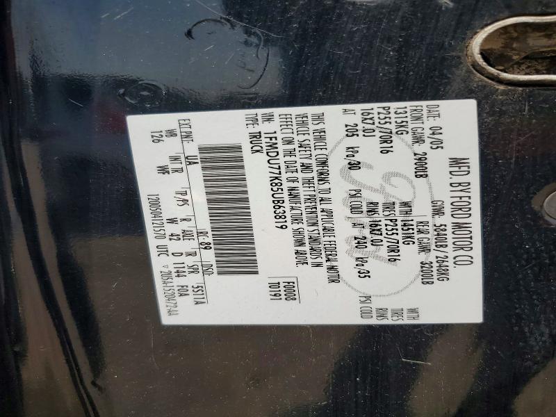 Auction sale of the 2005 Ford Explorer Sport Trac, vin: 1FMDU77K85UB63819, lot number: 65298406