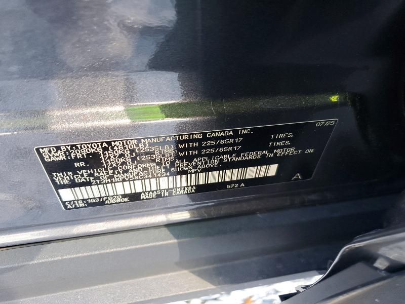 Продаж на аукціоні авто 2025 Toyota Rav4, vin: 2T3H1RFV5SC341434, номер лоту: 66598006