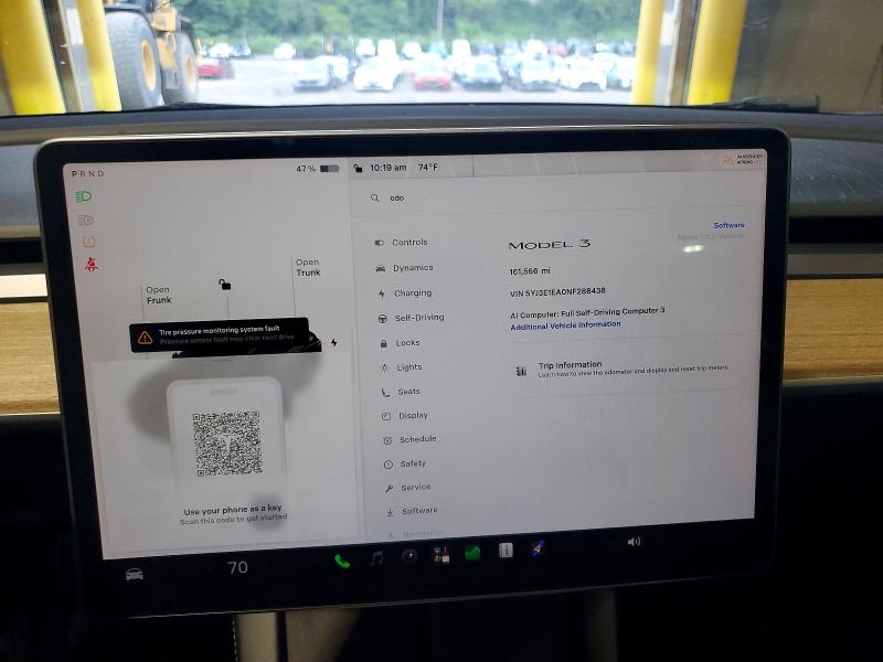 2022 Tesla Model 3 მანქანა იყიდება აუქციონზე, vin: 5YJ3E1EA0NF288438, აუქციონის ნომერი: 64003626