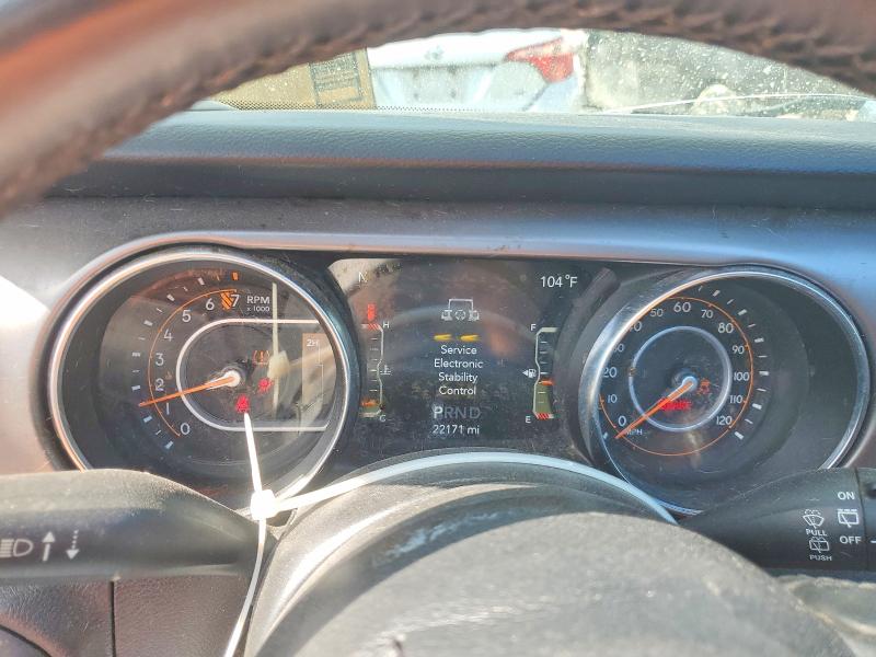 62408996 :رقم المزاد ، 1C4HJXAG5NW242114 vin ، 2022 Jeep Wrangler مزاد بيع