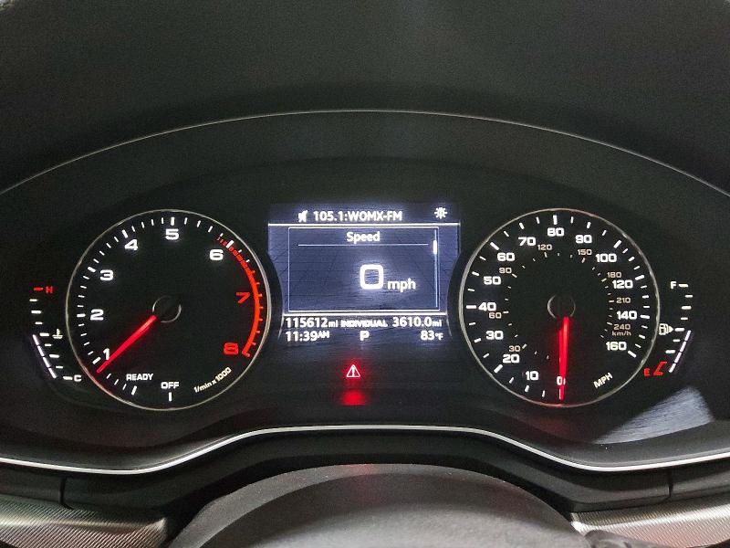 2017 Audi A4 მანქანა იყიდება აუქციონზე, vin: WAUGNAF40HN014234, აუქციონის ნომერი: 63699086