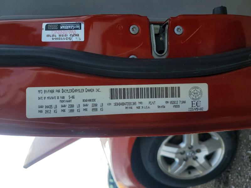 65947366 :رقم المزاد ، 1B3HB48B47D551305 vin ، 2007 Dodge Caliber مزاد بيع