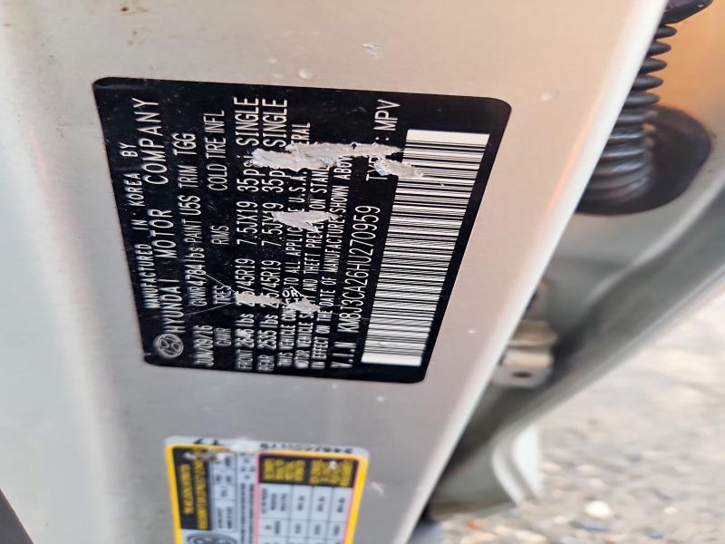 Aukcja sprzedaży 2017 Hyundai Tucson, vin: KM8J3CA26HU270959, numer aukcji: 64314986