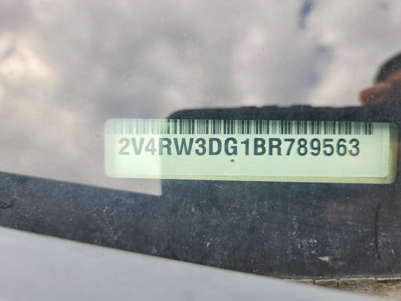 64375126 :رقم المزاد ، 2V4RW3DG1BR789563 vin ، 2011 Volkswagen Routan مزاد بيع