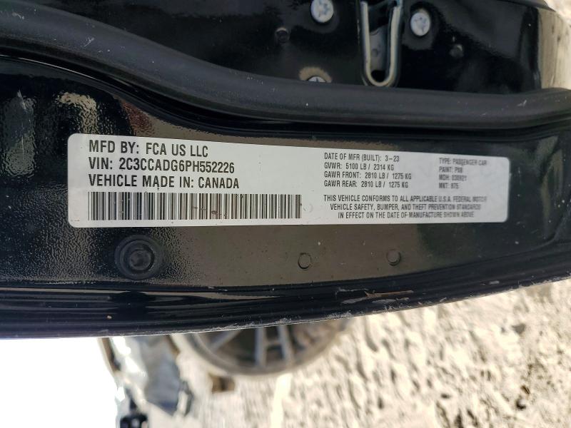 Продаж на аукціоні авто 2023 Chrysler 300, vin: 2C3CCADG6PH552226, номер лоту: 66192326