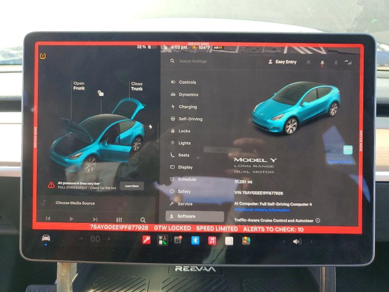 Aukcja sprzedaży 2023 Tesla Model Y, vin: 7SAYGDEE1PF877928, numer aukcji: 65542376