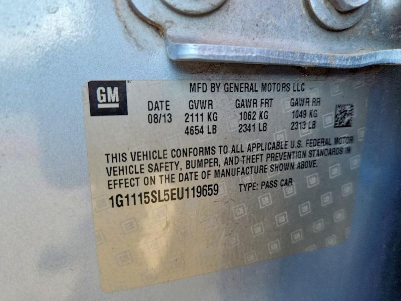 64295086 :رقم المزاد ، 1G1115SL5EU119659 vin ، 2014 Chevrolet Impala مزاد بيع