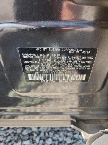 66017176 :رقم المزاد ، JF2SJAGC6JH603518 vin ، 2018 Subaru Forester مزاد بيع