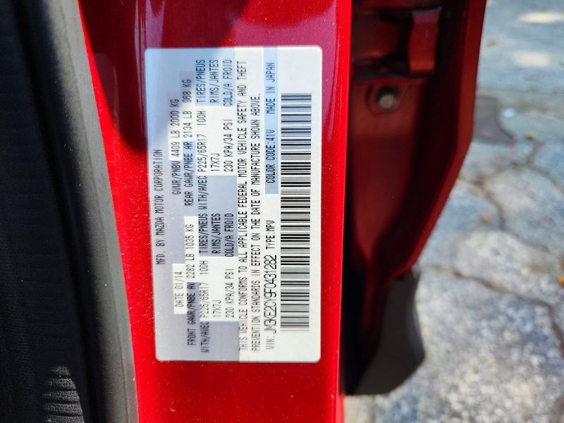 66622126 :رقم المزاد ، JM3KE2CY9F0431282 vin ، 2015 Mazda Cx-5 مزاد بيع