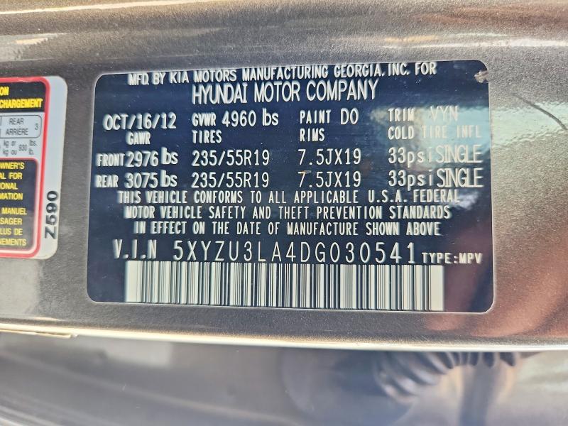 Aukcja sprzedaży 2013 Hyundai Santa Fe Sport, vin: 5XYZU3LA4DG030541, numer aukcji: 67093266