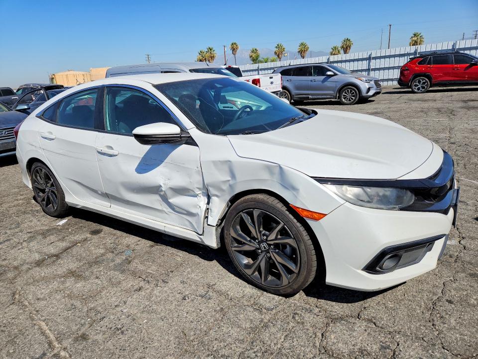 63590016 :رقم المزاد ، 2HGFC2F89LH601225 vin ، 2020 Honda Civic مزاد بيع