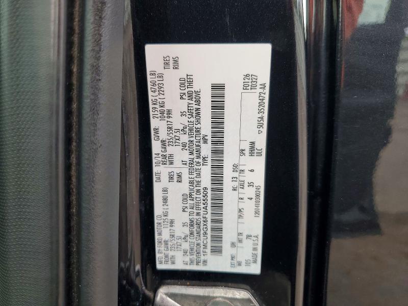 Продаж на аукціоні авто 2015 Ford Escape, vin: 1FMCU9GX6FUA55509, номер лоту: 64003486