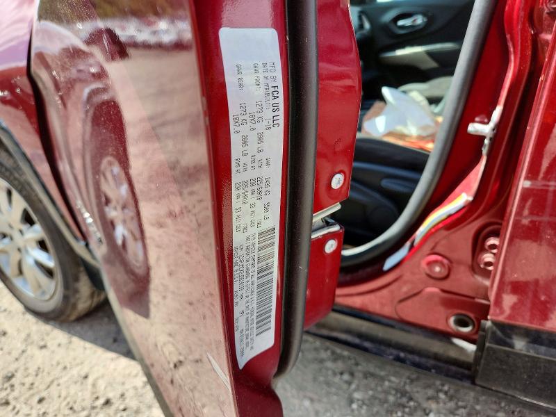 65718546 :رقم المزاد ، 1C4PJMCX2JD610133 vin ، 2018 Jeep Cherokee مزاد بيع