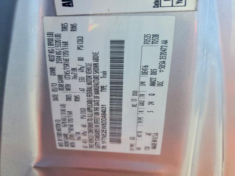 Aukcja sprzedaży 2013 Ford Econoline, vin: 1FTNE2EW8DDA94031, numer aukcji: 63482116