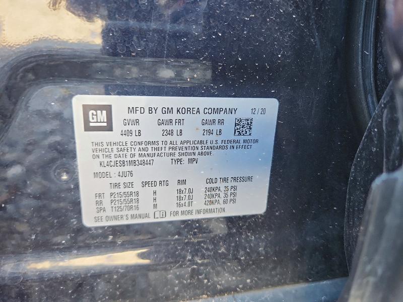 Продаж на аукціоні авто 2021 Buick Encore, vin: KL4CJESB1MB348447, номер лоту: 65167866
