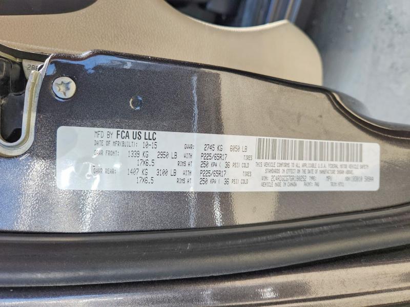 Продаж на аукціоні авто 2016 Dodge Grand Caravan, vin: 2C4RDGCG7GR180252, номер лоту: 64953856