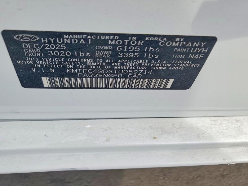Продажа на аукционе авто 2026 Genesis G90, vin: KMTFC4SD3TU059714, номер лота: 67272766