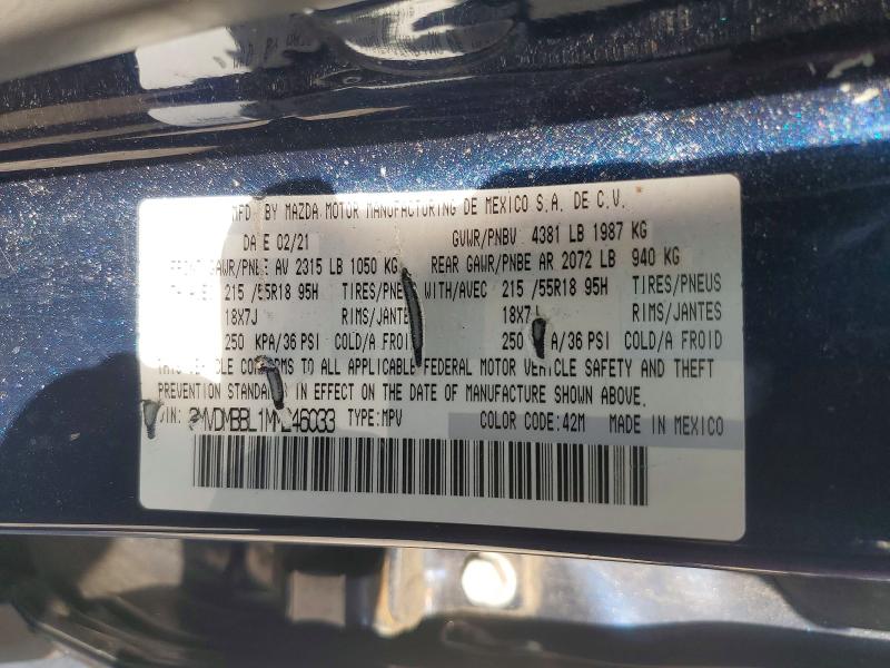Aukcja sprzedaży 2021 Mazda Cx-30, vin: 3MVDMBBL1MM246033, numer aukcji: 65539996