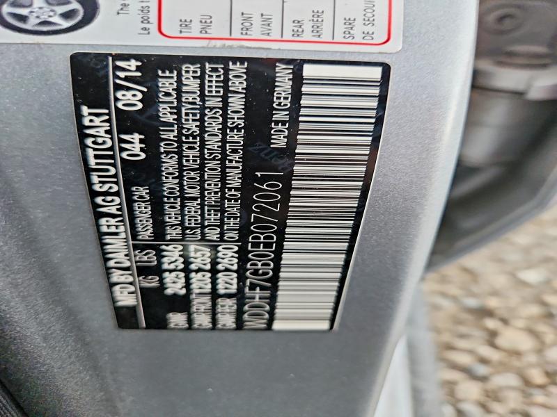 Продаж на аукціоні авто 2014 Mercedes-benz E, vin: WDDHF7GB0EB072061, номер лоту: 66992896