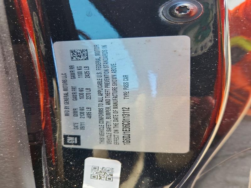 Aukcja sprzedaży 2012 Cadillac Cts, vin: 1G6DJ1E36C0113112, numer aukcji: 64108416
