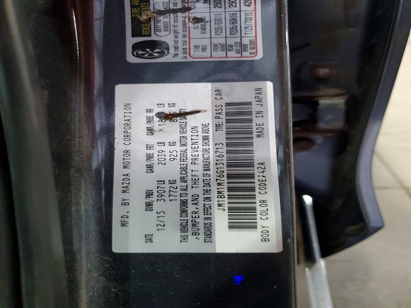 2016 Mazda 3 მანქანა იყიდება აუქციონზე, vin: JM1BM1M76G1316713, აუქციონის ნომერი: 64421636